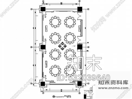 施工图昆山五星级商务酒店宴会厅装修施工图含效果施工图下载【ID:532039640】