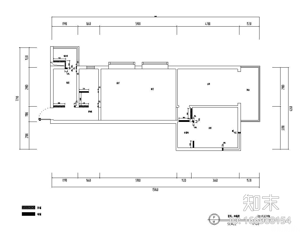 田园风私人住宅小屋施工图+效果图cad施工图下载【ID:166988154】