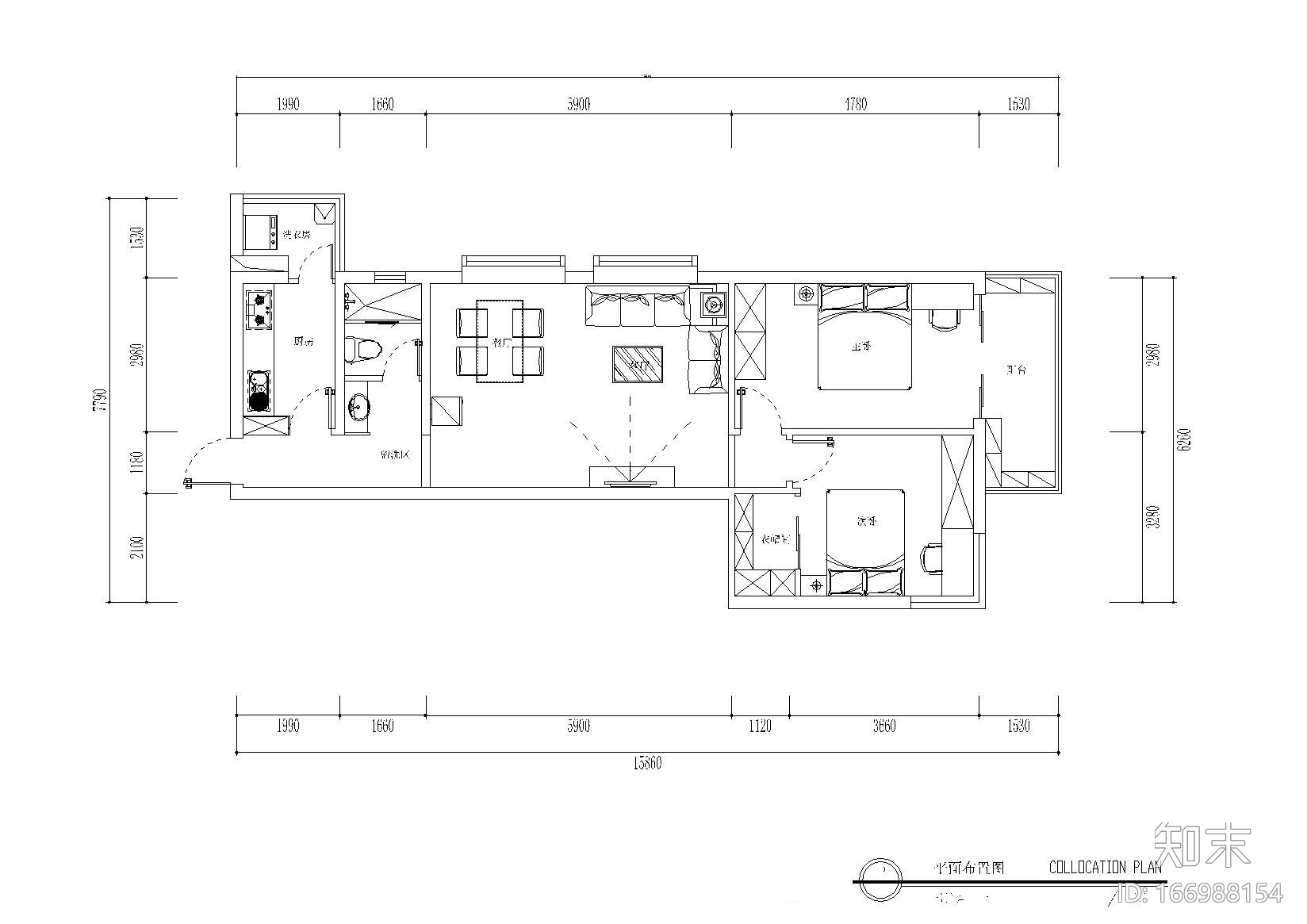 田园风私人住宅小屋施工图+效果图cad施工图下载【ID:166988154】