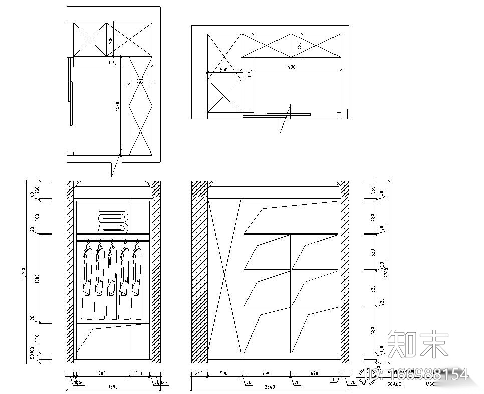 田园风私人住宅小屋施工图+效果图cad施工图下载【ID:166988154】