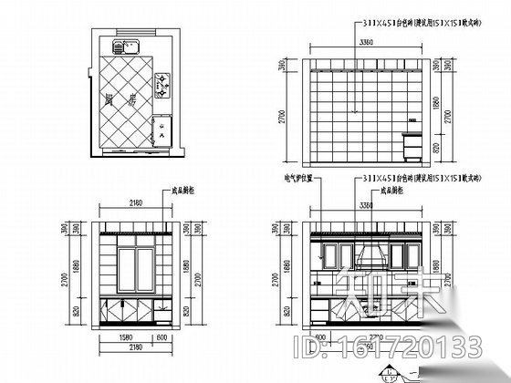 [浙江]某三层花园别墅奢华欧式装修图（含效果）cad施工图下载【ID:161720133】