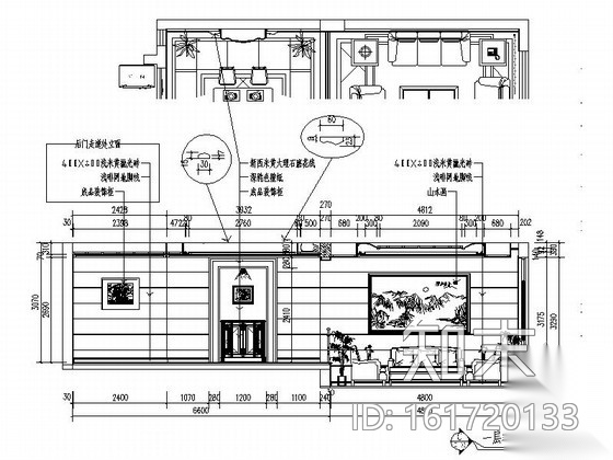 [浙江]某三层花园别墅奢华欧式装修图（含效果）cad施工图下载【ID:161720133】