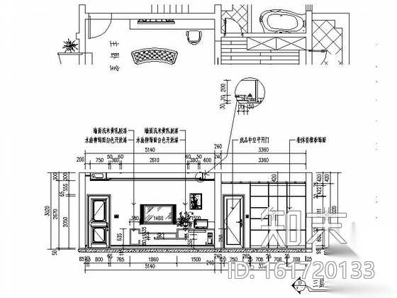 [浙江]某三层花园别墅奢华欧式装修图（含效果）cad施工图下载【ID:161720133】