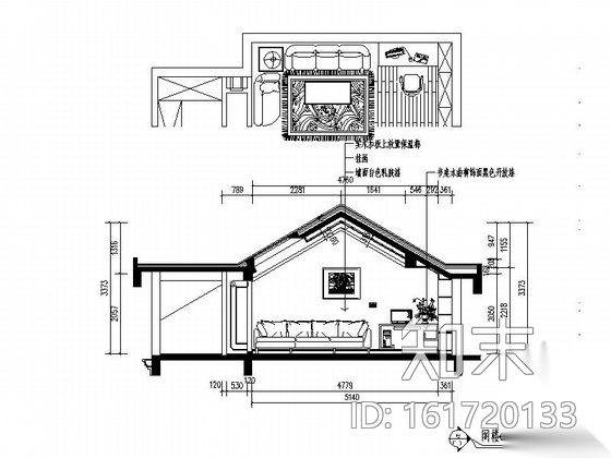 [浙江]某三层花园别墅奢华欧式装修图（含效果）cad施工图下载【ID:161720133】