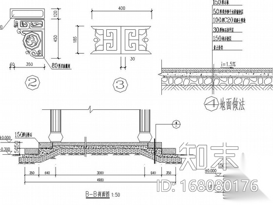 城市遗址公园园林景观工程施工图cad施工图下载【ID:168080176】