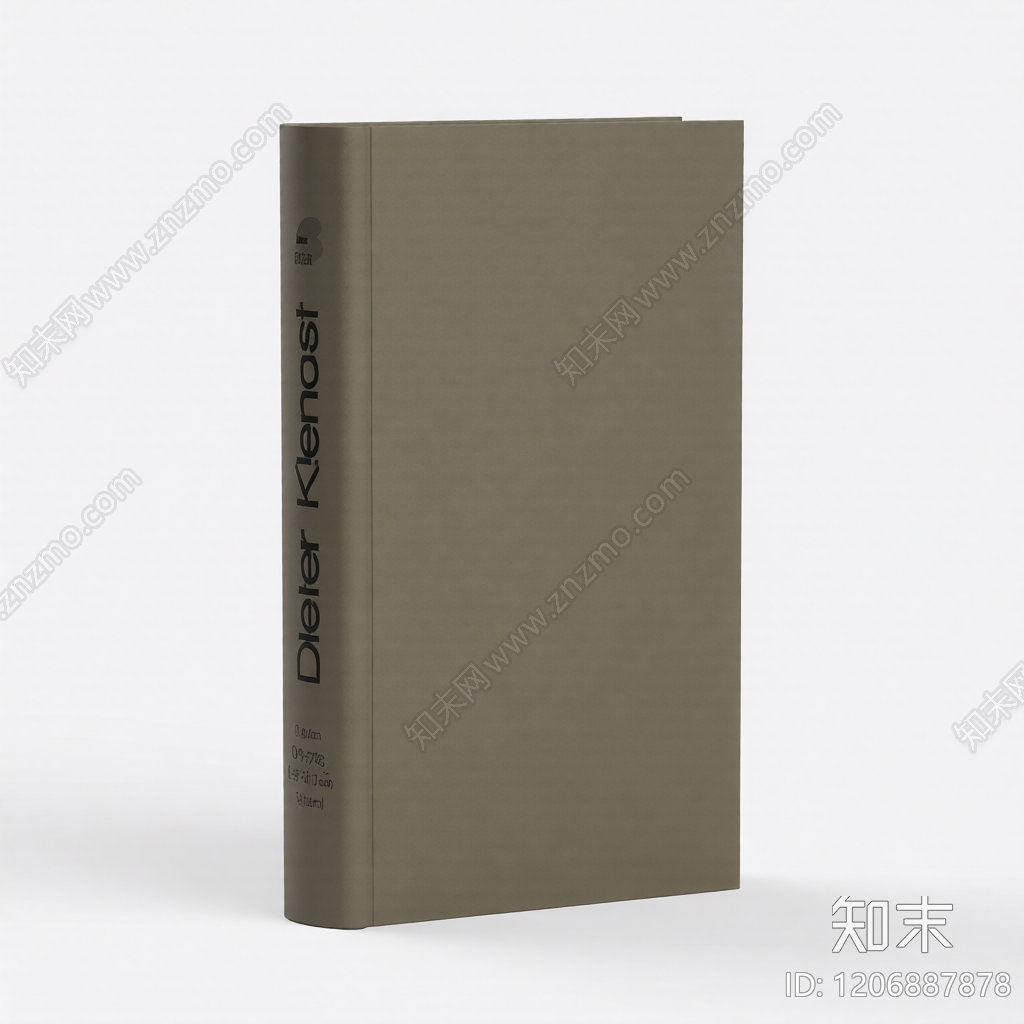 带书脊的书籍模型3D模型下载【ID:1206887878】