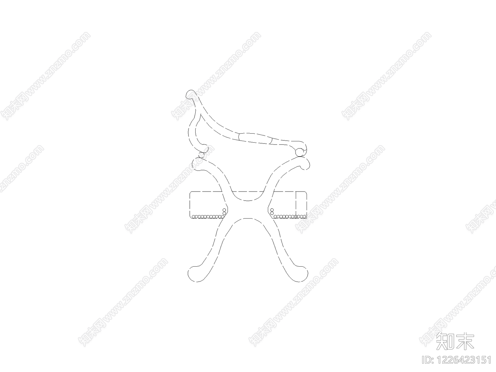 沙发cad施工图下载【ID:1226423151】