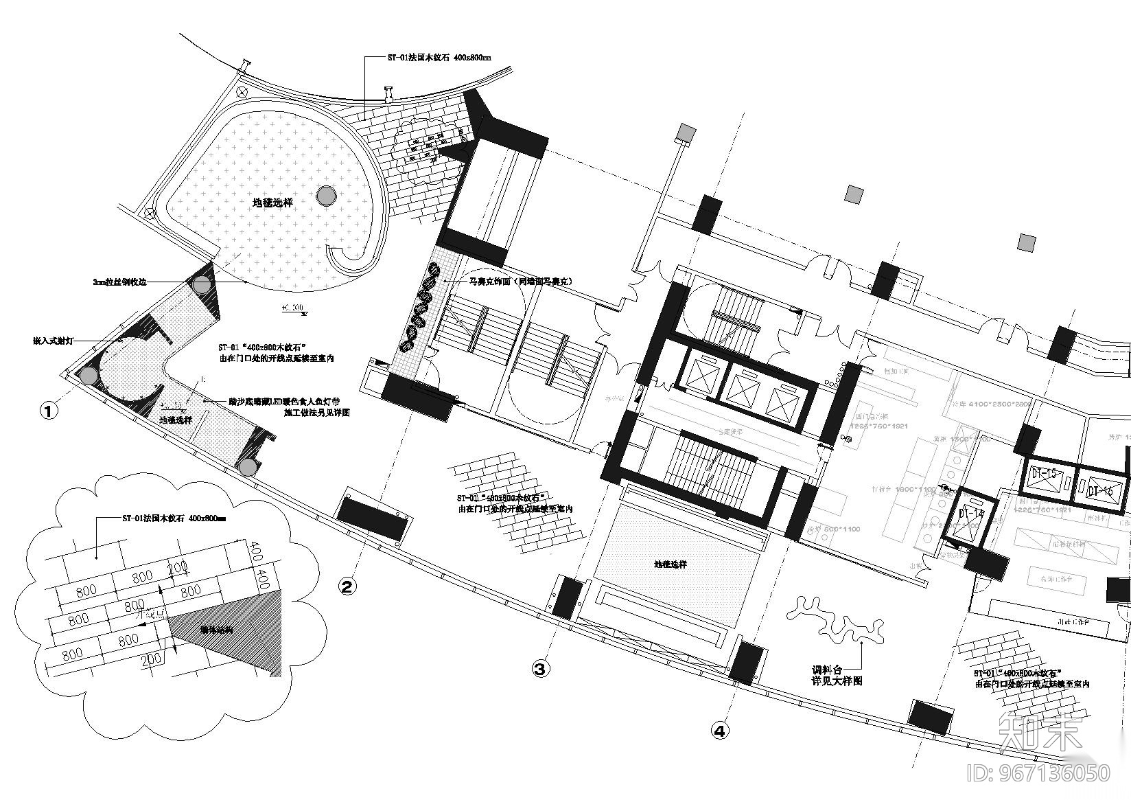 [深圳]鼎悦坊火锅餐厅室内施工图+效果图施工图下载【ID:967136050】