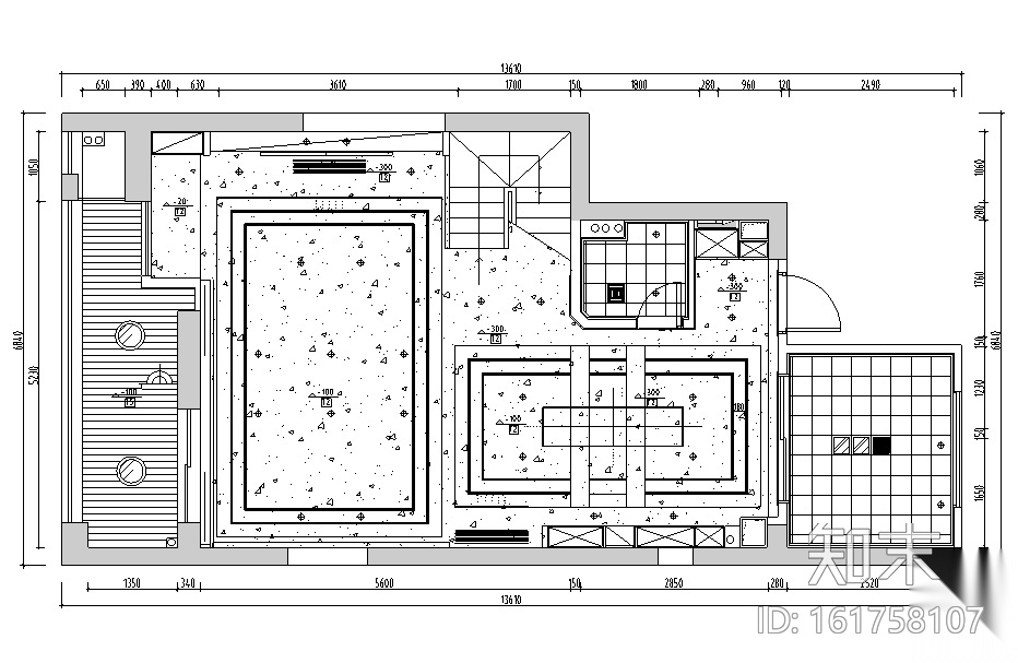 和美家现代二层住宅设计施工图（附效果图）cad施工图下载【ID:161758107】