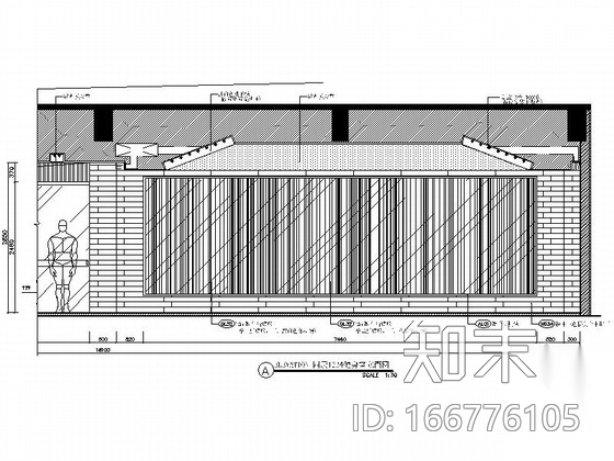 [北京]现代简约大气办公楼公共区域装饰施工图（含效果图...cad施工图下载【ID:166776105】