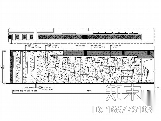 [北京]现代简约大气办公楼公共区域装饰施工图（含效果图...cad施工图下载【ID:166776105】