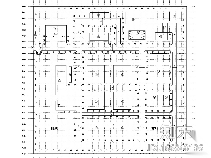 呼伦贝尔市某10万吨净水厂改扩建图纸（CAD）cad施工图下载【ID:166848136】