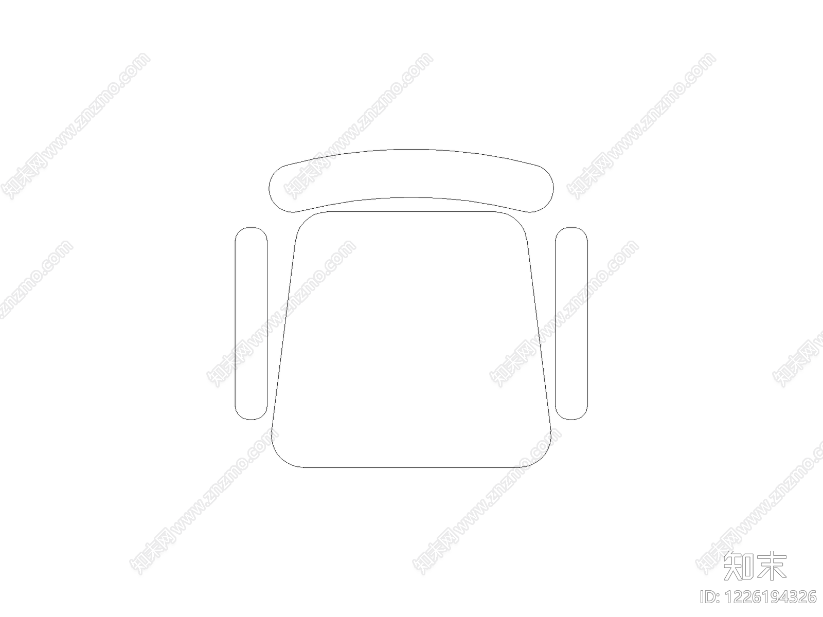 椅子CAD图纸