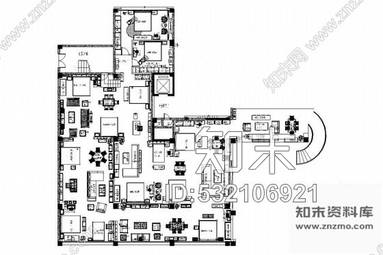 施工图福建家居体验馆内部咖啡厅施工图cad施工图下载【ID:532106921】