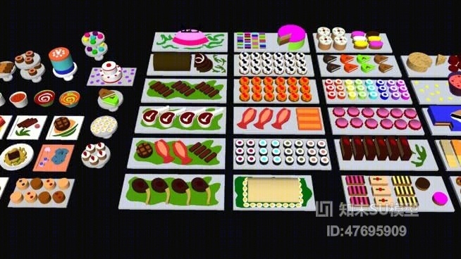 食物SU模型下载【ID:47695909】