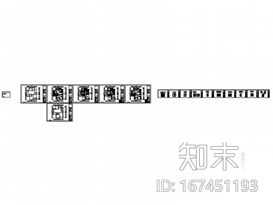 [扬州]某时尚大三居CAD室内装修图cad施工图下载【ID:167451193】