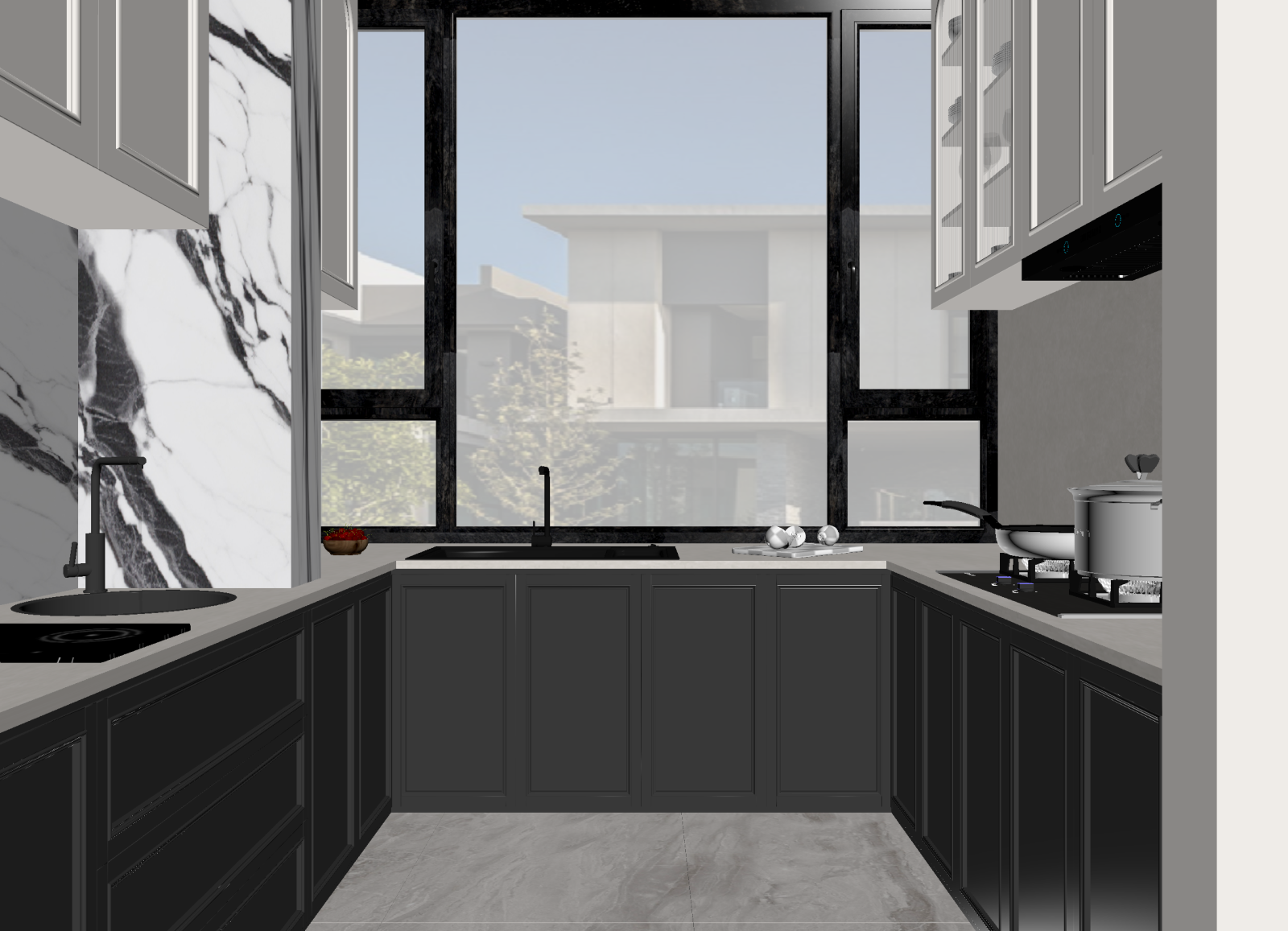 法式封闭式厨房3D模型下载【ID:1214801849】