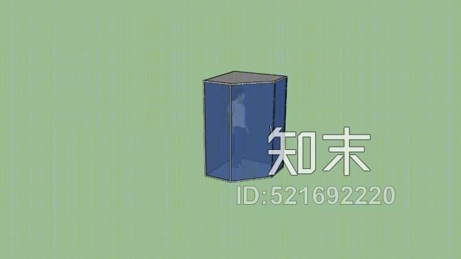 玻璃直立淋浴器SU模型下载【ID:521692220】