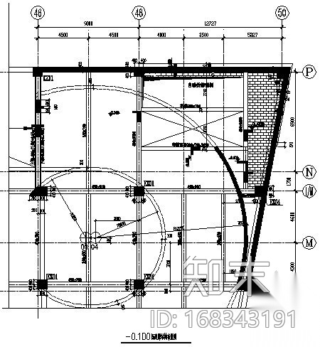 [沈阳]广场钢框架-中心支撑加建楼梯结构施工图cad施工图下载【ID:168343191】