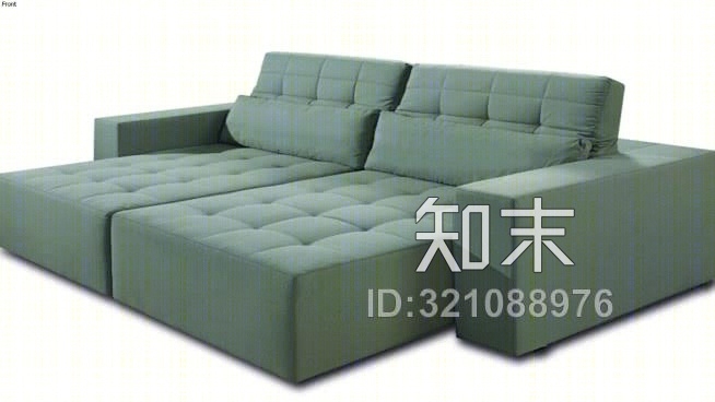 沙发漂亮的艺术-布拉德利SU模型下载【ID:321088976】
