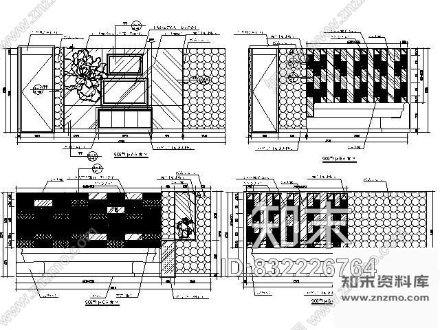 图块/节点KTV包厢立面图Ⅰcad施工图下载【ID:832226764】