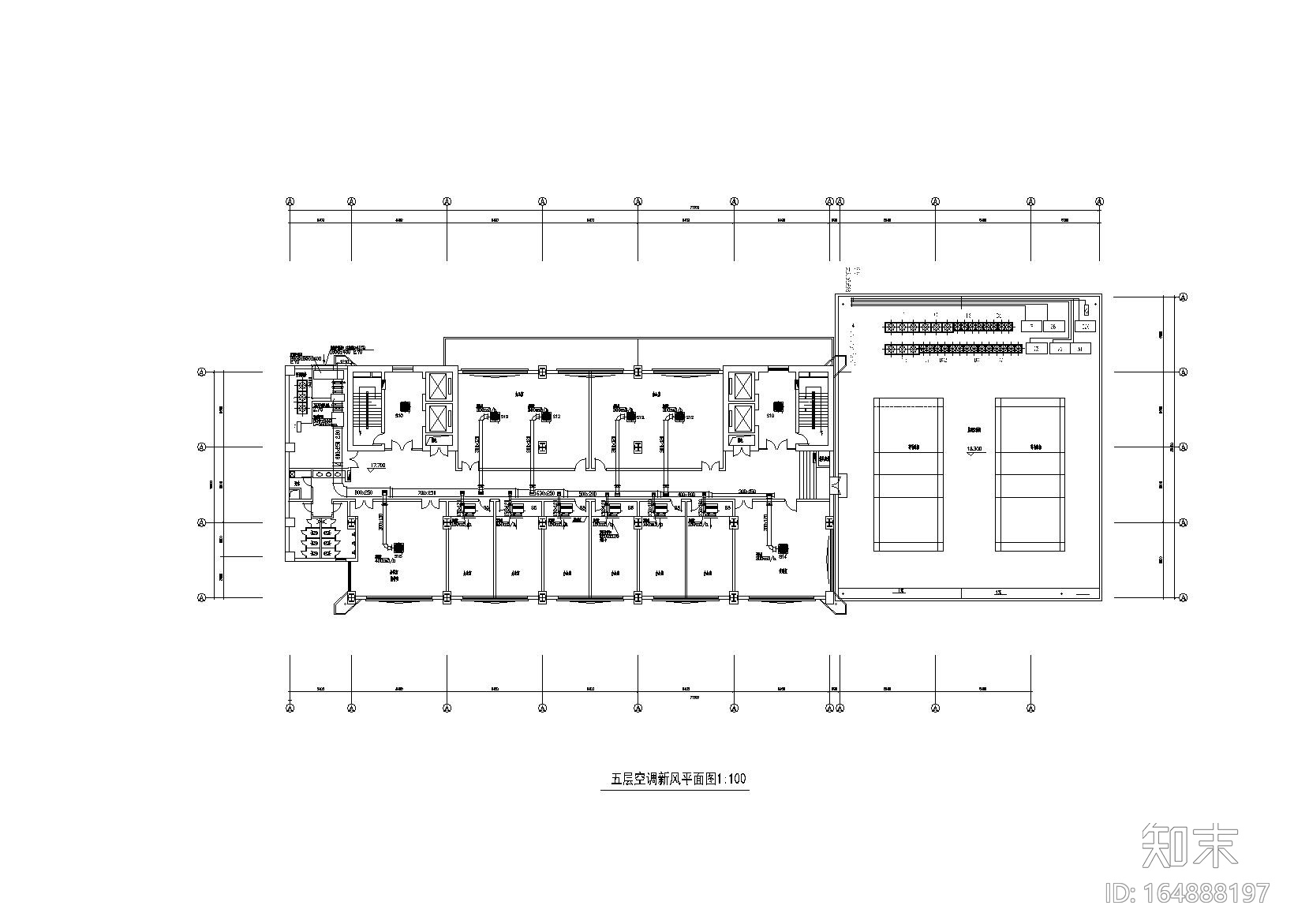 某23层办公室多联机中央空调系统设计图纸施工图下载【id:164888197】