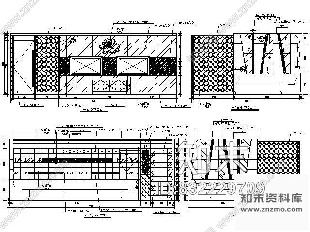 图块/节点KTV大包厢立面设计图cad施工图下载【ID:832229709】