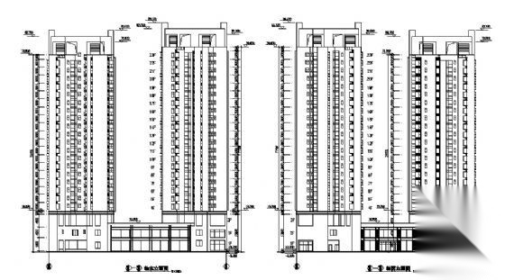 珠海吉大新世纪商住楼建筑施工图cad施工图下载【ID:149847114】