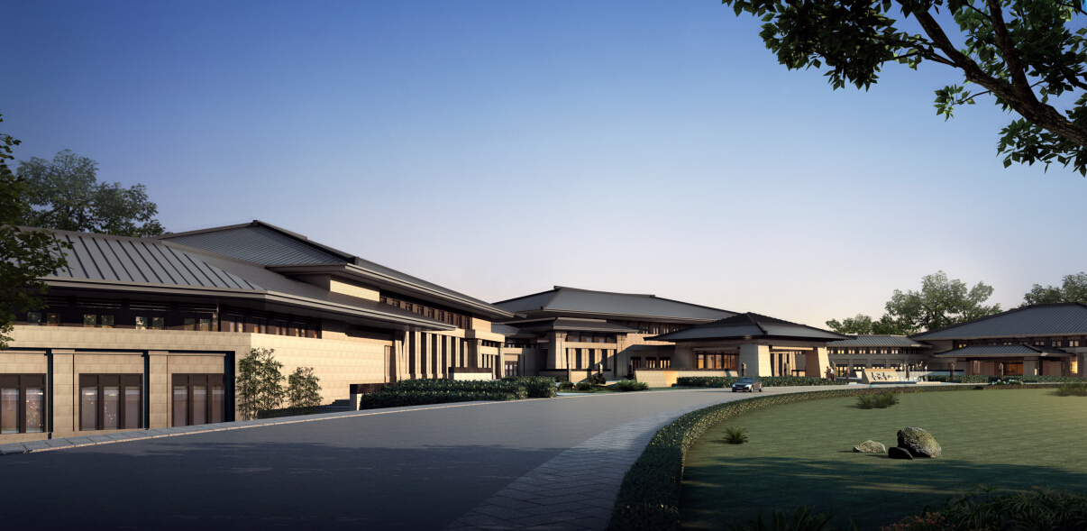 [辽宁]新中式国际宾馆项目建筑文本（含酒店、会议等功能...cad施工图下载【ID:164865131】