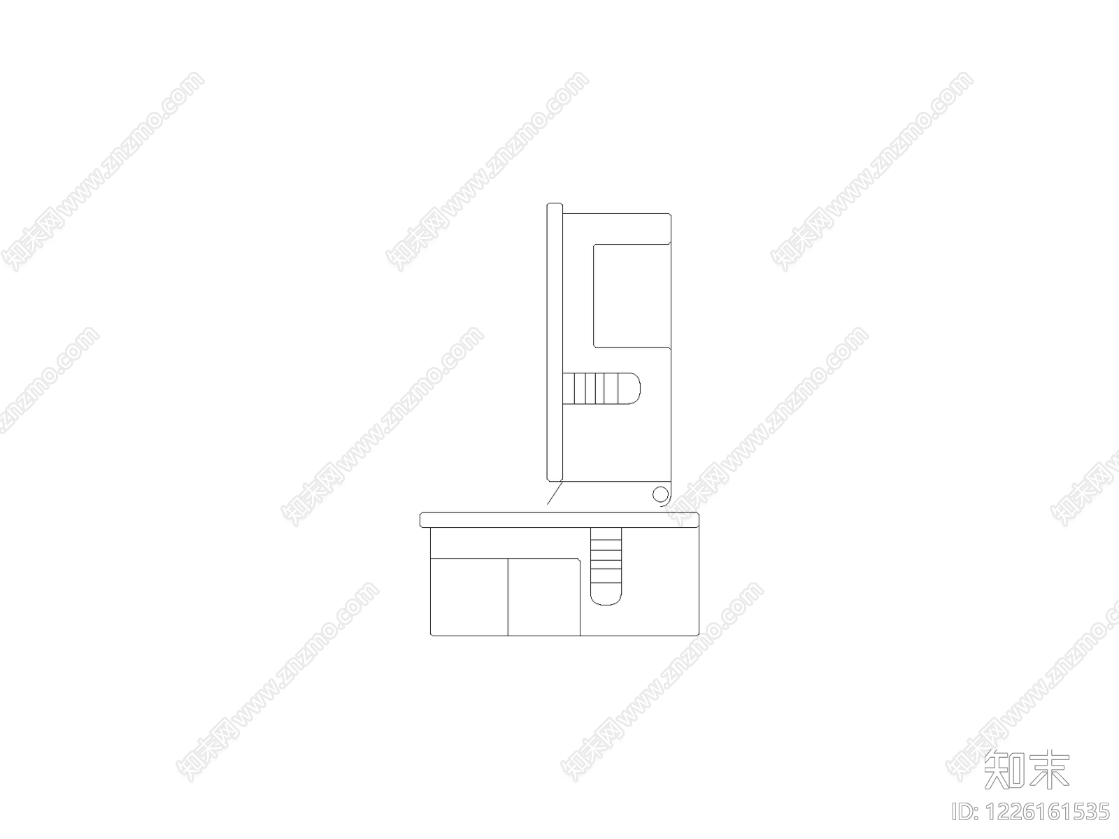 现代柜子CAD图纸