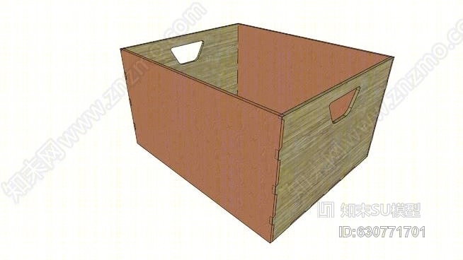 木箱封闭SU模型下载【ID:630771701】