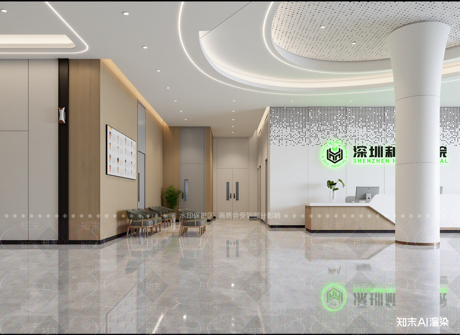 现代大厅3D模型下载【ID:1214645204】