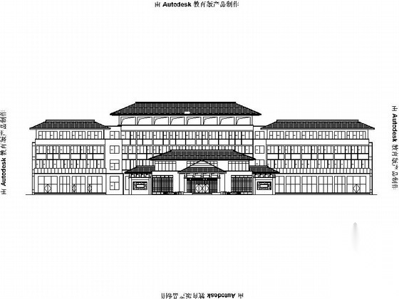 [甘肃]客运站长途及旅游车站房综合楼建筑施工图（含效果...施工图下载【ID:164876161】