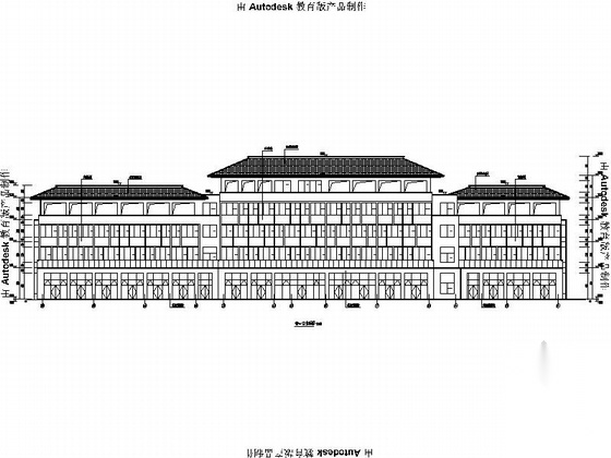 [甘肃]客运站长途及旅游车站房综合楼建筑施工图（含效果...施工图下载【ID:164876161】