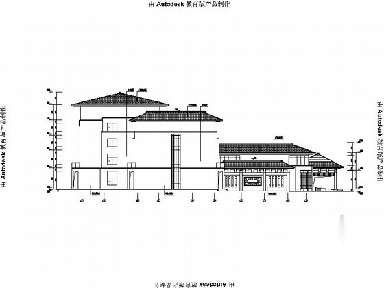 [甘肃]客运站长途及旅游车站房综合楼建筑施工图（含效果...施工图下载【ID:164876161】