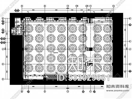 施工图西安奢华高档四星级酒店宴会厅及宴会包间装修施工图含效果施工图下载【ID:532029681】