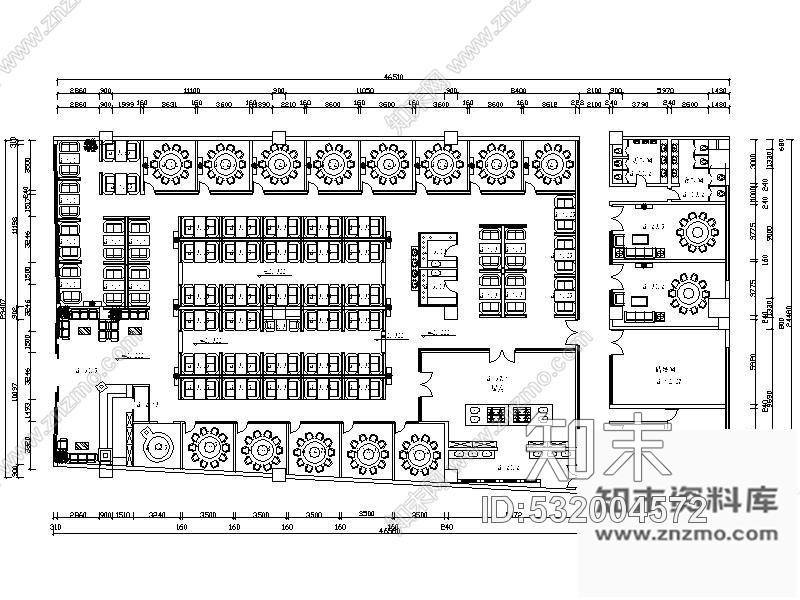 施工图昆明某火锅店施工图(附效果)施工图下载【ID:532004572】