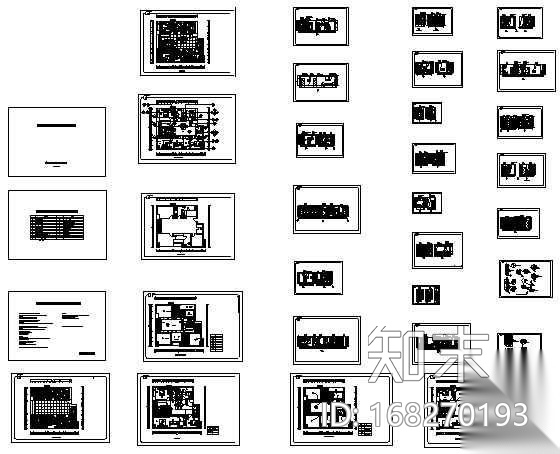 某大厦酒店装修施工图cad施工图下载【ID:168270193】