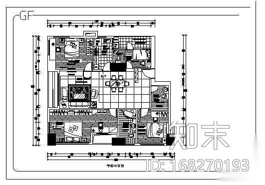 某大厦酒店装修施工图cad施工图下载【ID:168270193】