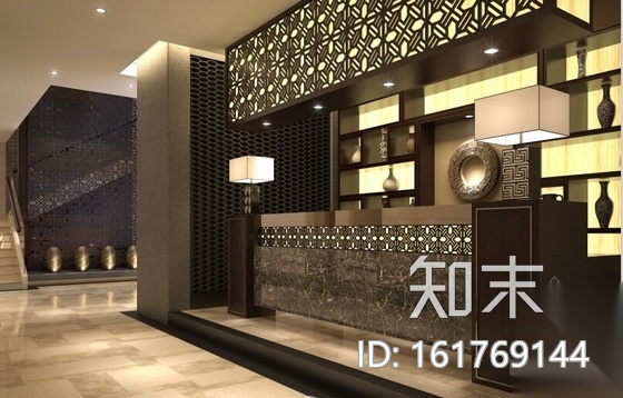 [邯郸]历史名城典雅高档新中式风格茶楼装修施工图cad施工图下载【ID:161769144】