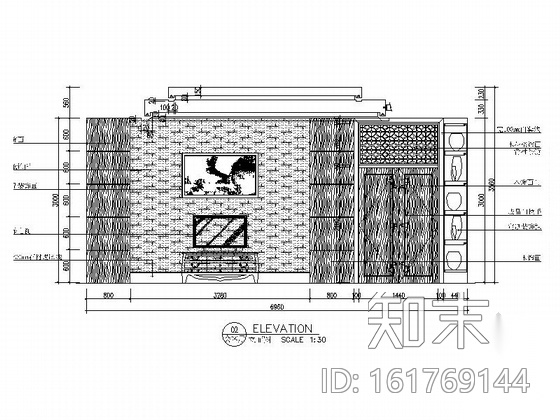 [邯郸]历史名城典雅高档新中式风格茶楼装修施工图cad施工图下载【ID:161769144】