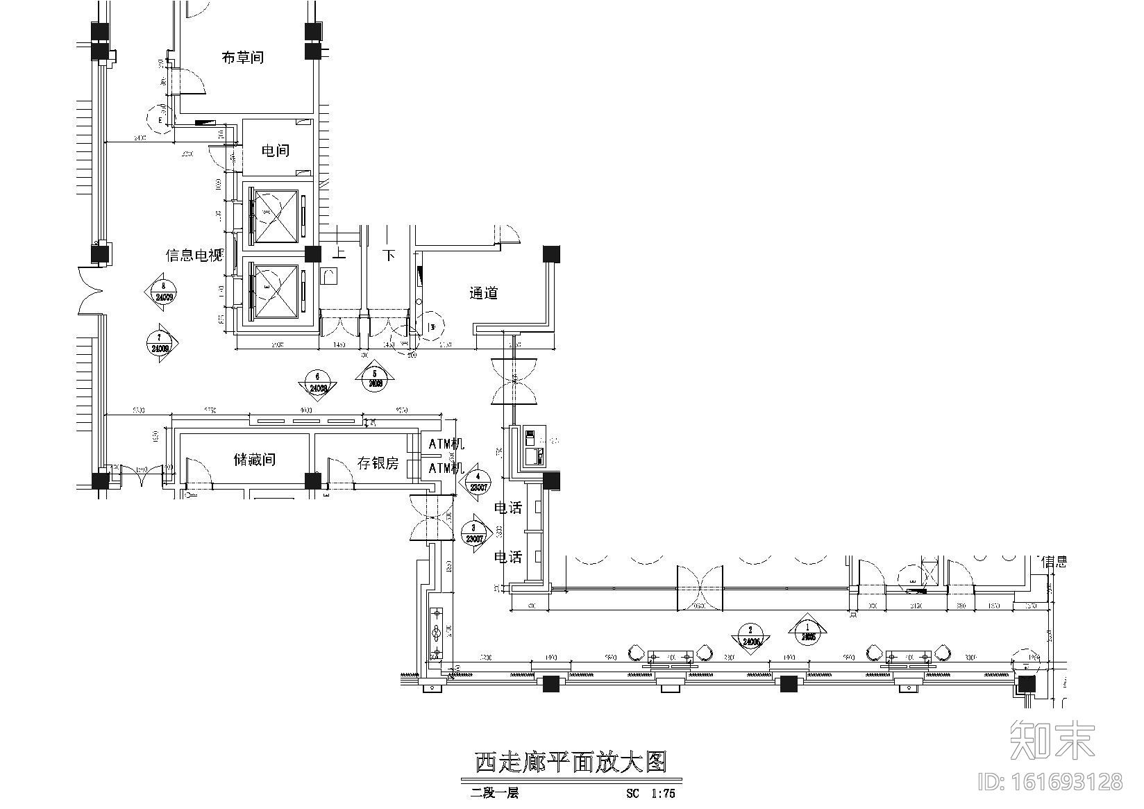 [河南]平顶山建国迎宾馆CAD施工图+效果图cad施工图下载【ID:161693128】