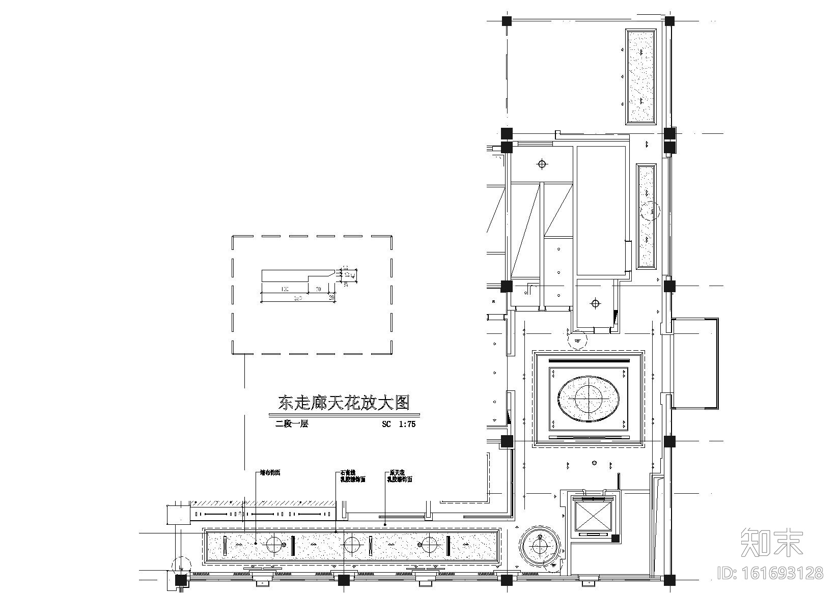[河南]平顶山建国迎宾馆CAD施工图+效果图cad施工图下载【ID:161693128】