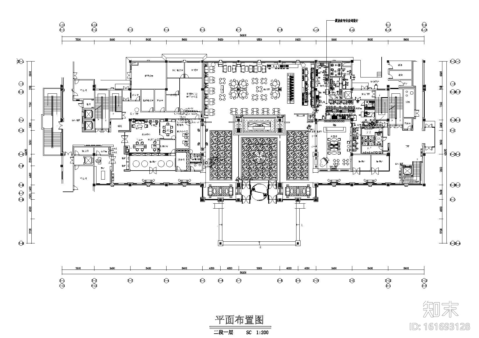 [河南]平顶山建国迎宾馆CAD施工图+效果图cad施工图下载【ID:161693128】