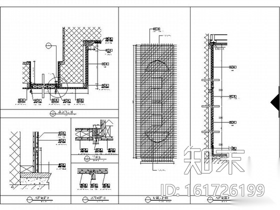 [江苏]某度假酒店会议区过道装修图cad施工图下载【ID:161726199】