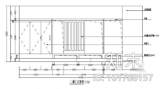 小型寿司店室内装饰cad施工图下载【ID:161780157】