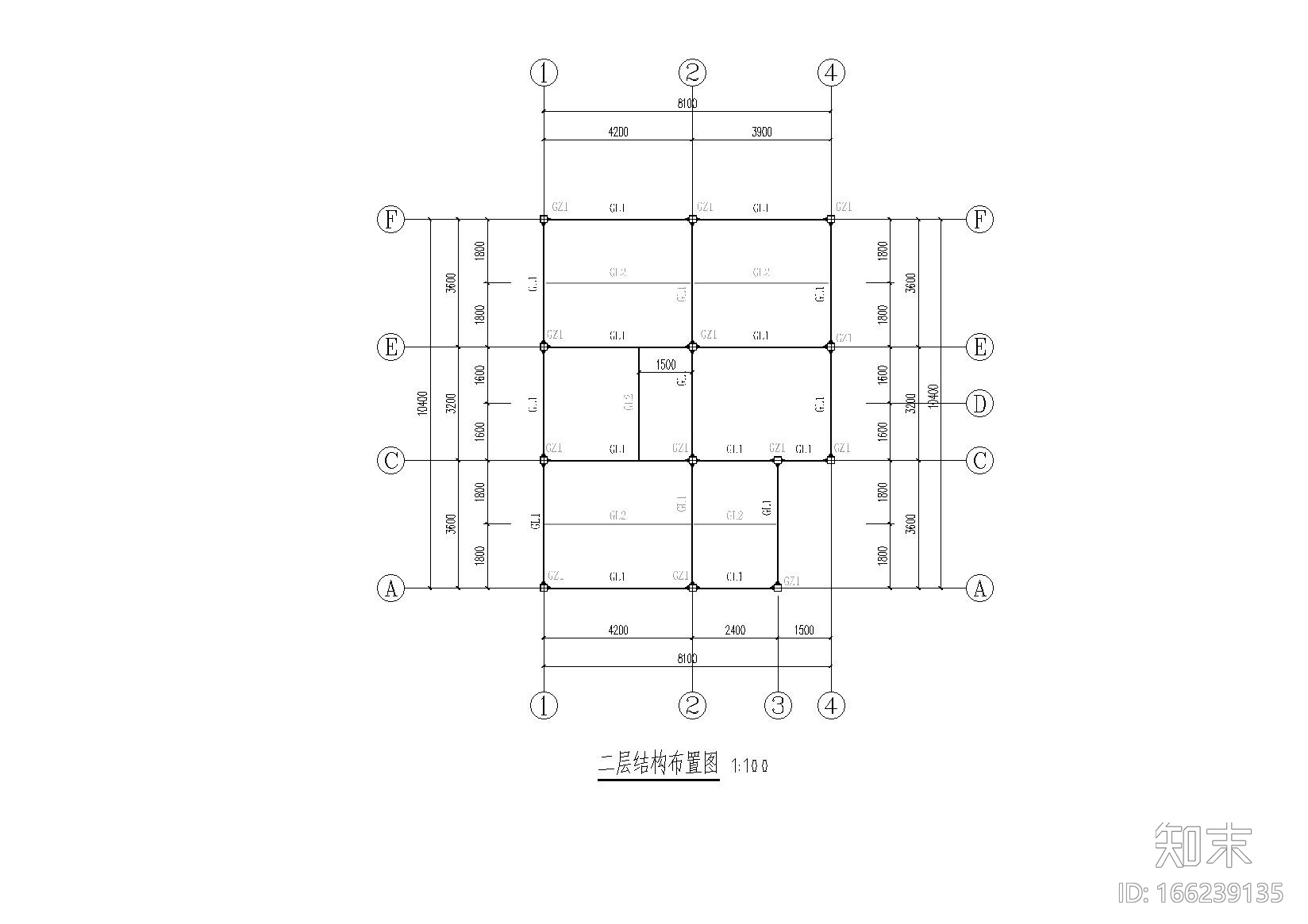 2栋二层轻钢框架结构施工图下载【ID:166239135】