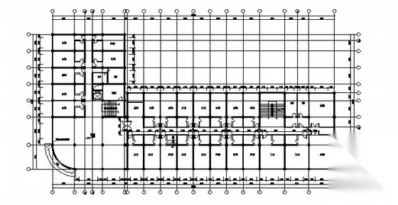 某四层宾馆建筑方案图cad施工图下载【ID:151536141】