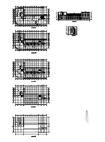 某四层宾馆建筑方案图cad施工图下载【ID:151536141】