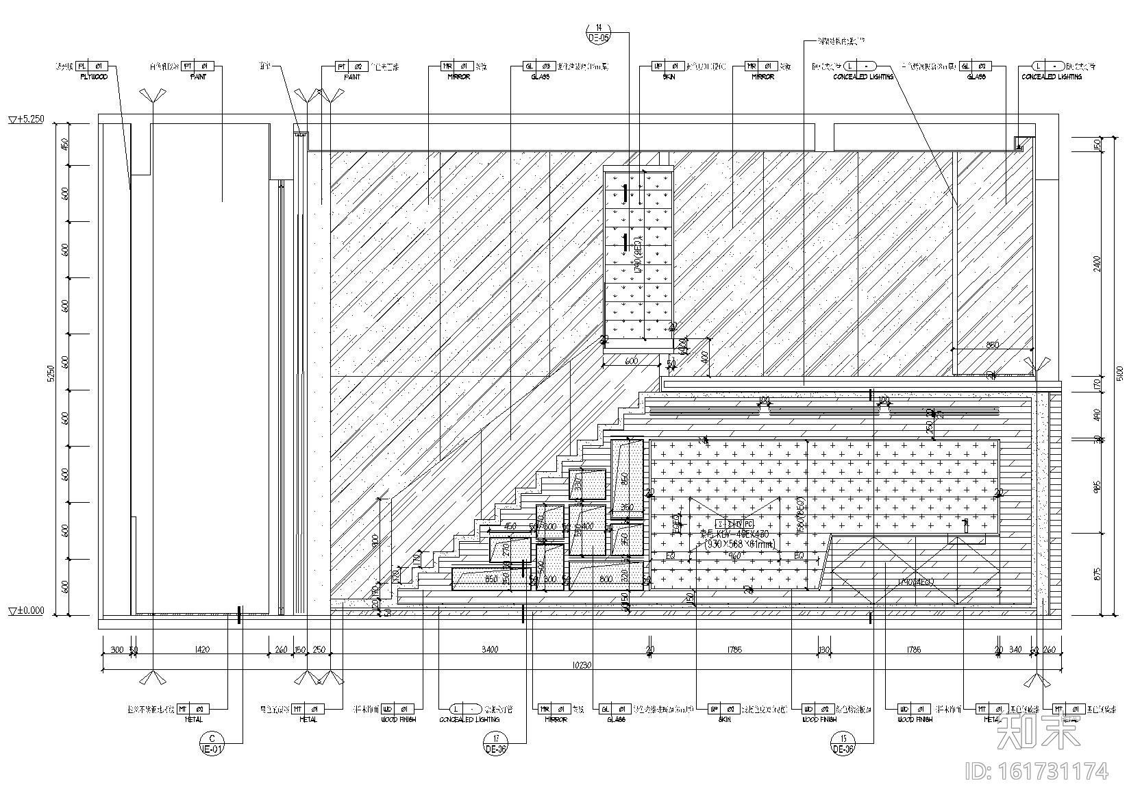 [贵阳]俊发loft办公室装饰施工图+实景拍摄cad施工图下载【ID:161731174】